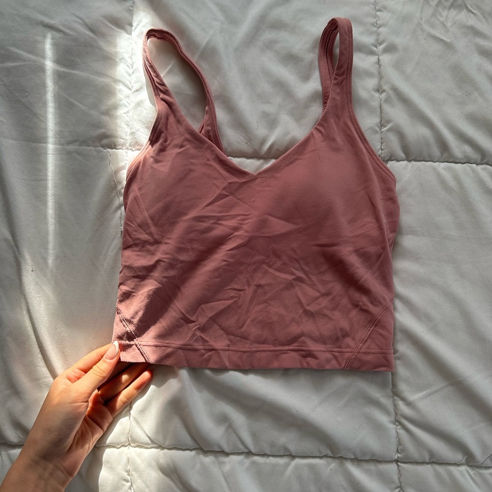 lululemon align tank Dusty Rose Sports Bra